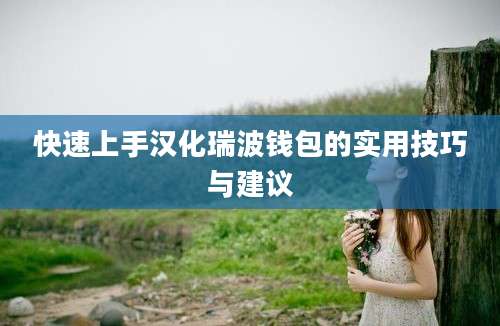 快速上手汉化瑞波钱包的实用技巧与建议