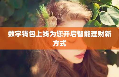 数字钱包上线为您开启智能理财新方式
